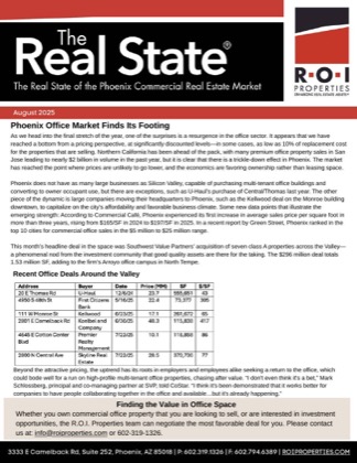 Cover of the Commercial newsletter for August 2025