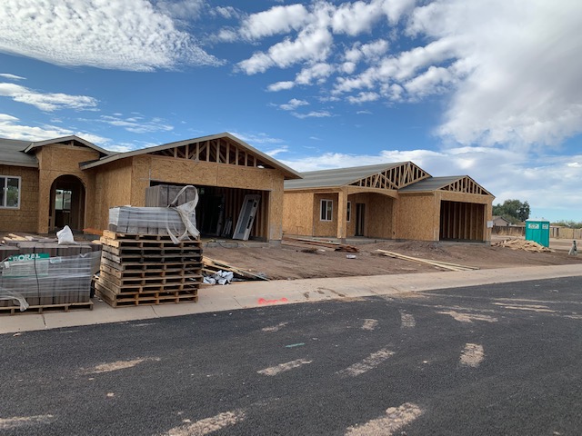 New construction in Florence, AZ.